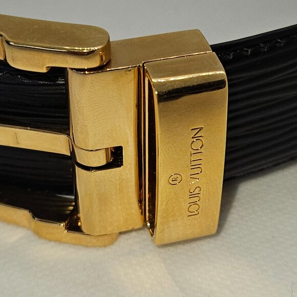 Louis Vuitton Ceinture Gold Buckle Epi Leather Belt - Picture 3 of 9